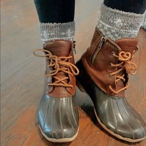 Sperry duck boots,size 10 in woman’s
